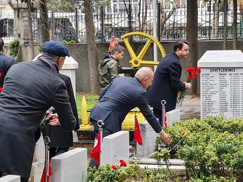 18 Mart ÇanakkaleZaferi ve Şehitleri Anma Günü 108. yıl dönümü vesilesiyle şehitlik ziyareti